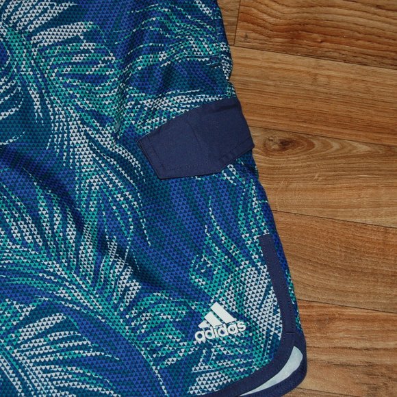 Adidas Men's Tri Palms Microfiber Swim Shorts - Picture 3 of 5